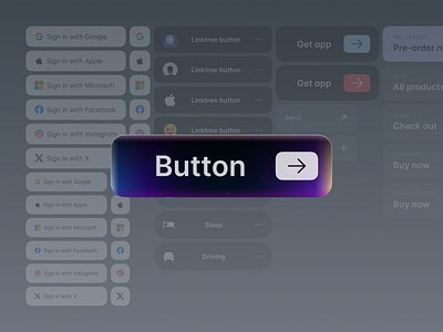 Button, Social buttons, Button components button components