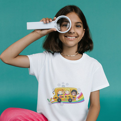 Playful Prints: Kids' T-Shirt Design branding colorfulart kidsfashion tshirtdesign