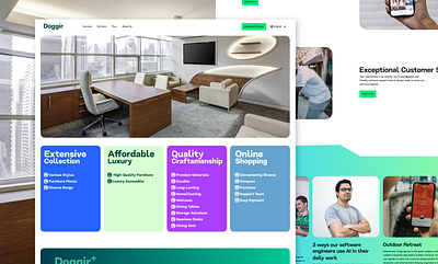 Online Furniture website design figma furniture furniture website graphic design illustration landing page design ui ux webpage design website design xd