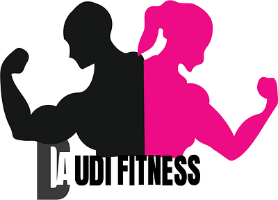 Unisex gym branding dessign graphic design logo