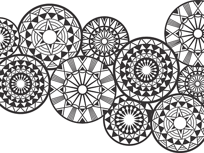 Mandala Stencil designs, themes, templates and downloadable
