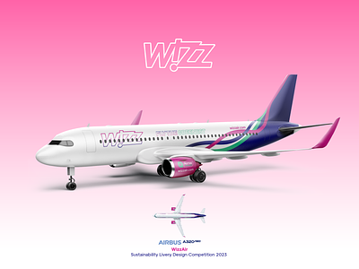 WizAir Airbus A321neo | Sustainability livery a321 a321neo airbus aircraft aviation design competition lower co2 intensity mohdnourabuawad mohdnourshahen sustainability wizzair