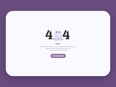 Cute 404 page design 404page ui uxui webdesign