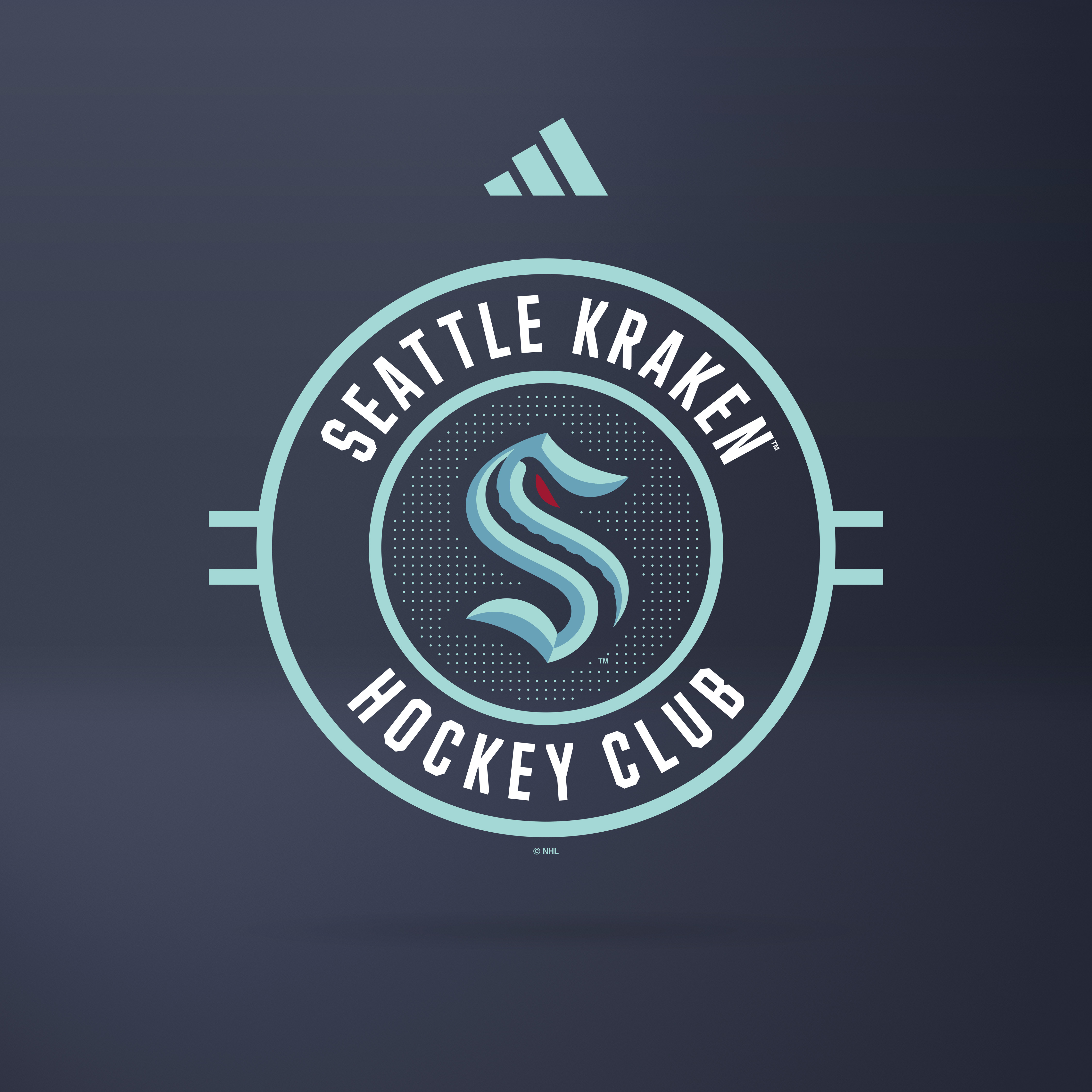 Deflector adidas apparel design hockey kraken logo nhl seattle sports type uniform vintage