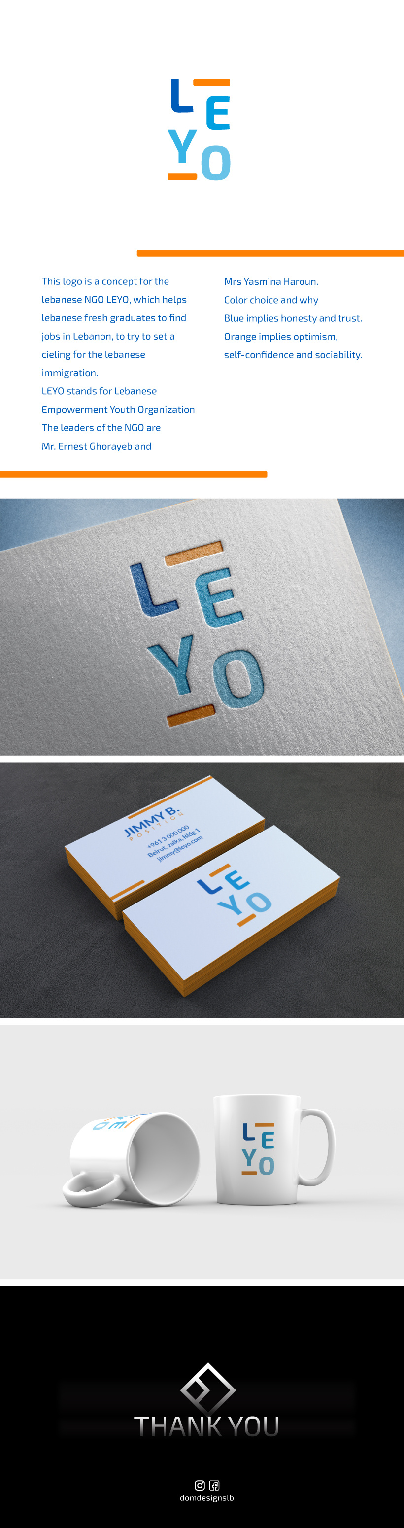 LEYO branding graphic design lebanon logo ngo