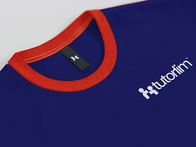 Tutorlim; Tutoring Company Logo Design on a T-shirt asset brand identity branding colors edtech education learning logo logo design logos minimal mockup modern saas t shirt tutoring visual identity