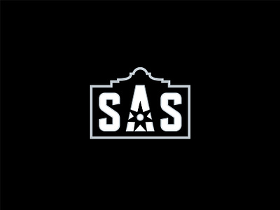 San Antonio Spurs (Alt. Logo) a logo alamo basketball black david robinson design gray logo nba s logo san antonio san antonio spurs sas sas logo silver spur spurs star tim duncan white