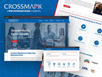 CROSSMARK - New Website Design & Build design typography ui ux web design