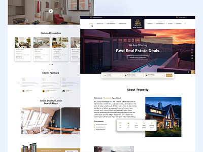 Real Estate Landing Page Ui Design al estate mobile app design design figma figma ux design graphic design landing landing page mobile app design product design real estate real estate ui design real estate website design ui uiux design user experience design ux ux design web designer career website design