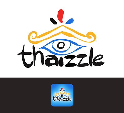 Thaizzle Online Classified Ads Logo branding graphic design logo