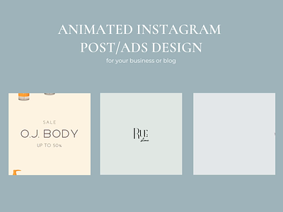 Animated Instagram post, ads design animated post animation instagram animation instagram design video ads
