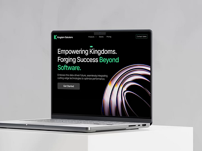 Kingdom Solutions - Website & Logo Design animation branding design logo saas spline ui user experience ux web app web hosting website