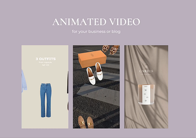 ANIMATED INSTAGRAM STORIES, ADS DESIGN ad animated post animated stories instagram animation reels stories template video animation