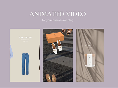 ANIMATED INSTAGRAM STORIES, ADS DESIGN ad animated post animated stories instagram animation reels stories template video animation