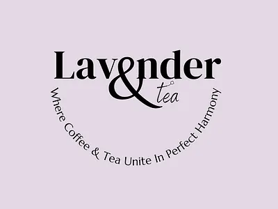 Lavender and Tea Logo design graphic design illustration logo webdesign