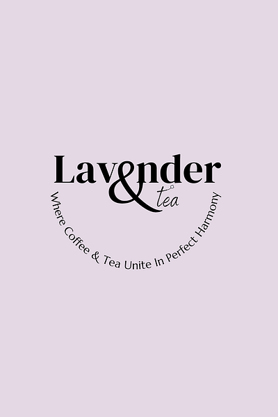 Lavender and Tea Logo design graphic design illustration logo webdesign