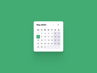 DailyUI 38: Calendar 2023 calendar dailyui dailyui038 dailyui38 date design may time ui ux