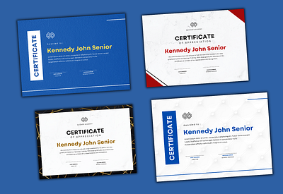 Certificates Design Layout brand identity branding certificate design graphics design illustration social media flyer design