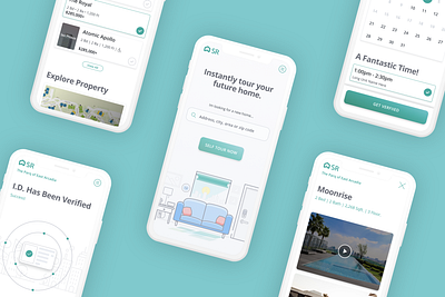 SmartRent | Self Guided Tours app branding ui ux uxui