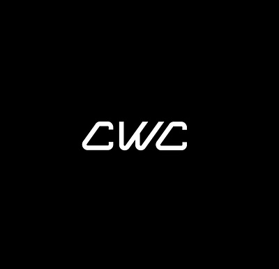 CWC logomark for Tech brand branding design graphic design