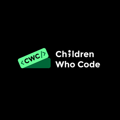 Logo design for Children Who Code branding graphic design logo logo design tech