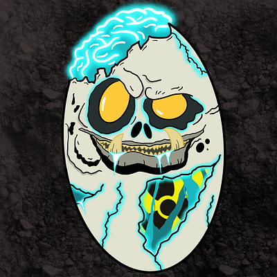 Zombie Egg Radiation illustration