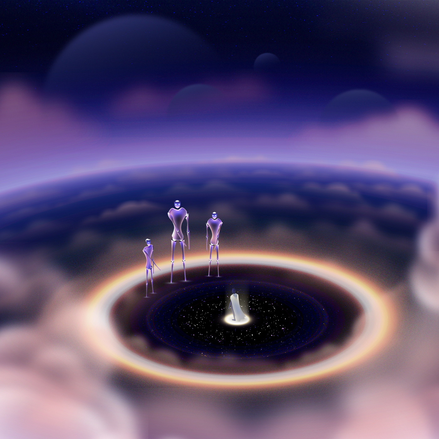 Worthy abstract art digitalart futurisitc illustration neon retro vector