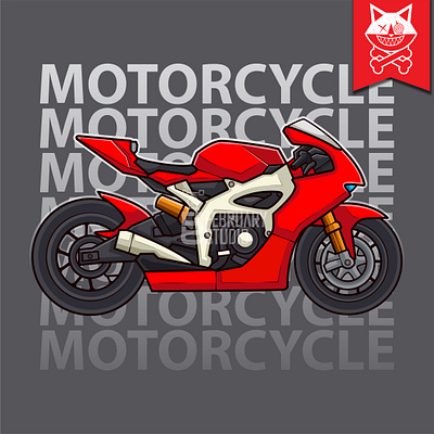 VEHICLE CONCEPT 5 art cartoon icon illustration motor motorbike motorcycle vector