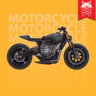VEHICLE CONCEPT 8 animation cartoon graphic design icon illustration motor motorbike motorcycle vector