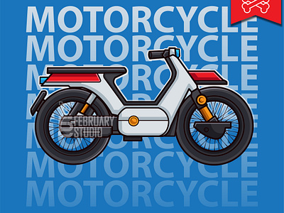 VEHICLE CONCEPT 9 animation art branding cartoon graphic design logo motion graphics motor motorbike motorcycle vector