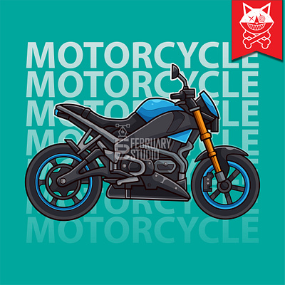 VEHICLE CONCEPT 10 animation branding cartoon graphic design logo motion graphics motor motorbike motorcycle ui vector