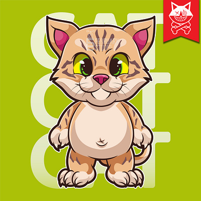 CAT CARTOON avatar cartoon cartoons cat icon illustration kitten vector