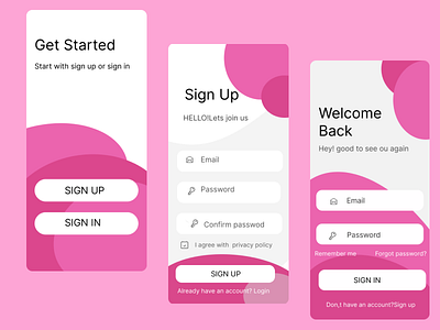 A Sign in Sign up page Design.