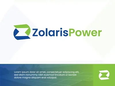 ZolarisPower Renewable Energy Logo brand identity design brand logo branding company logo design energy logo graphic design green energy logo log logo power logo renewable renewable energy vector