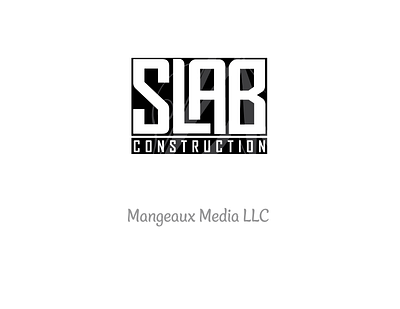 Slab Construction - logo branding graphic design logo typography