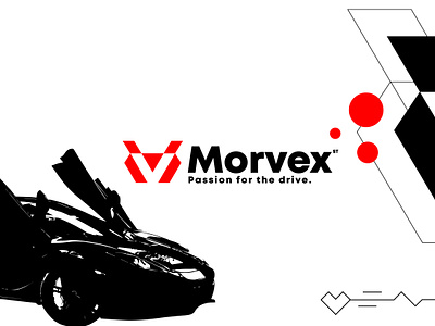 Morvex ai branding car car logo creative logo design identity logo logo design m car logo m letter logo m logo modern logo tech technology ui unique logo visual identity