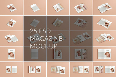 A4 / A5 Magazine / Brochure Mockup fashion brochure