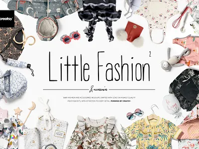 Little Fashion 2 Mockup Bundle toddler