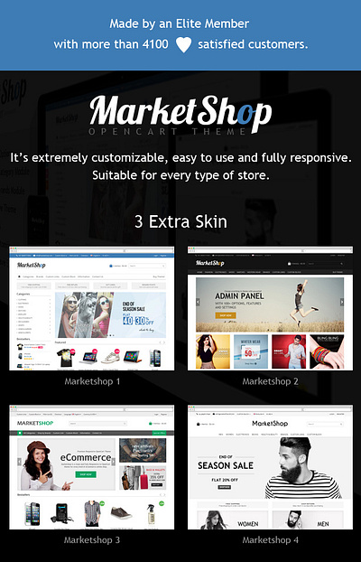 MarketShop - Multi-Purpose OpenCart Theme woocommerce templates