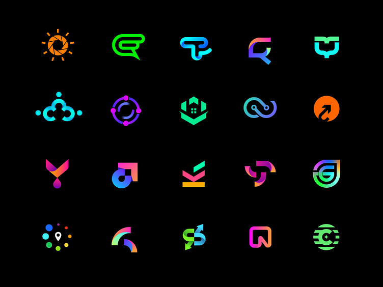logo design collection - logo trends 2023 - branding - icons by Masum  Billah ✪ on Dribbble