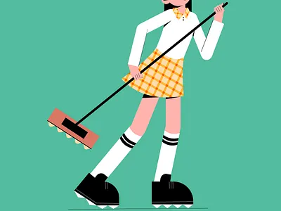 Девочка graphic design