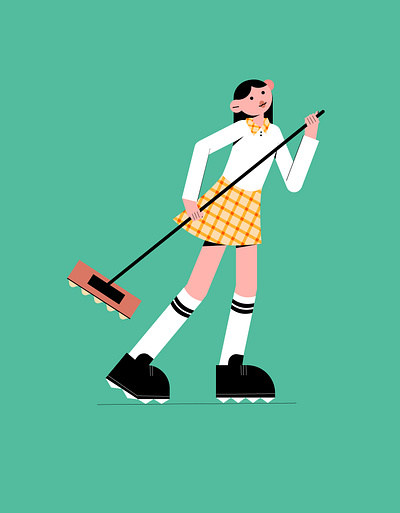 Девочка graphic design