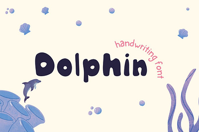 Dolphin Handwriting Font>>https://creativemarket.com/Ruddean2109 craft font design display font font font design graphic design handwriting sans serif font simple font typography