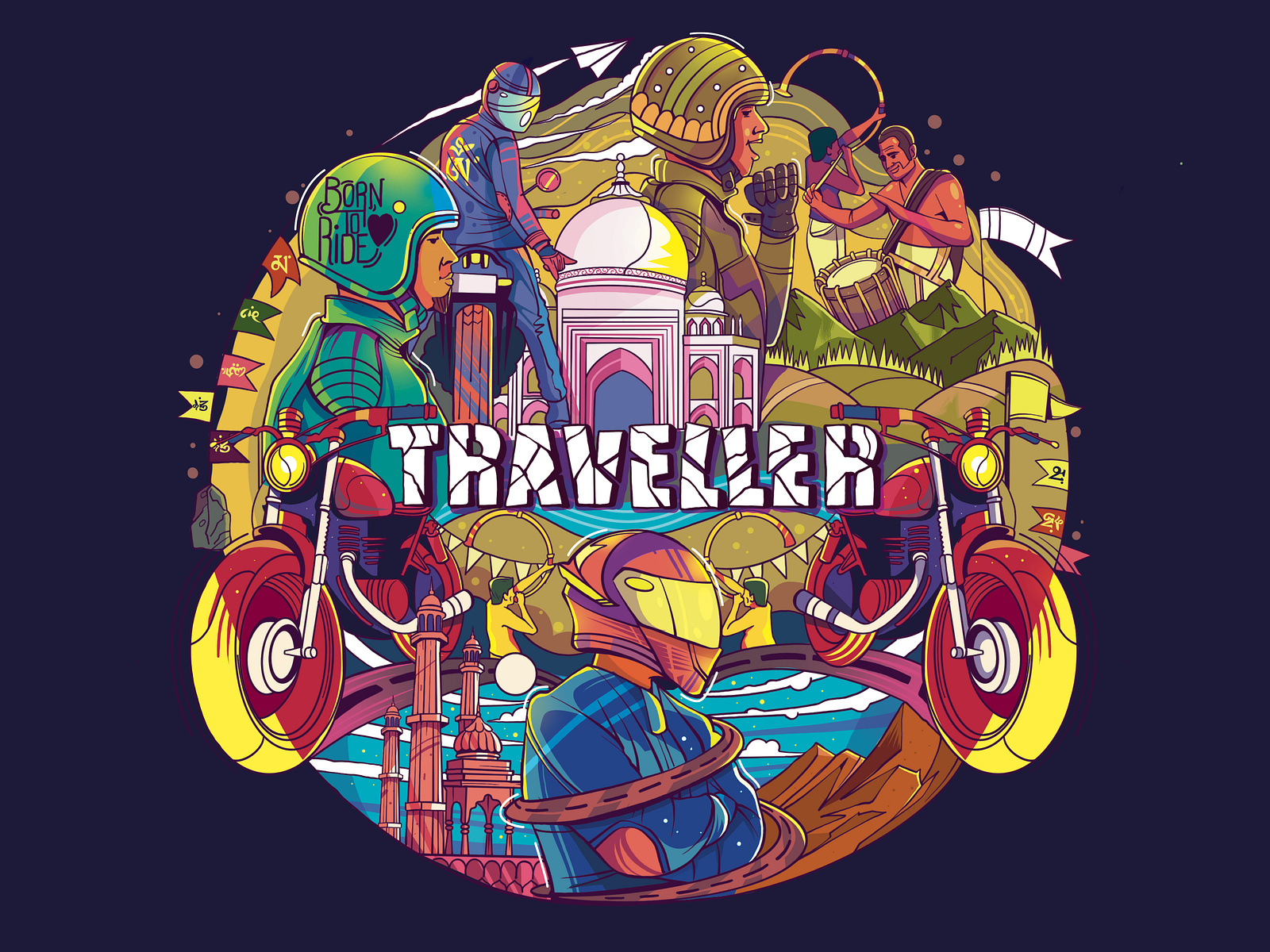 TRAVELLER by Unni on Dribbble