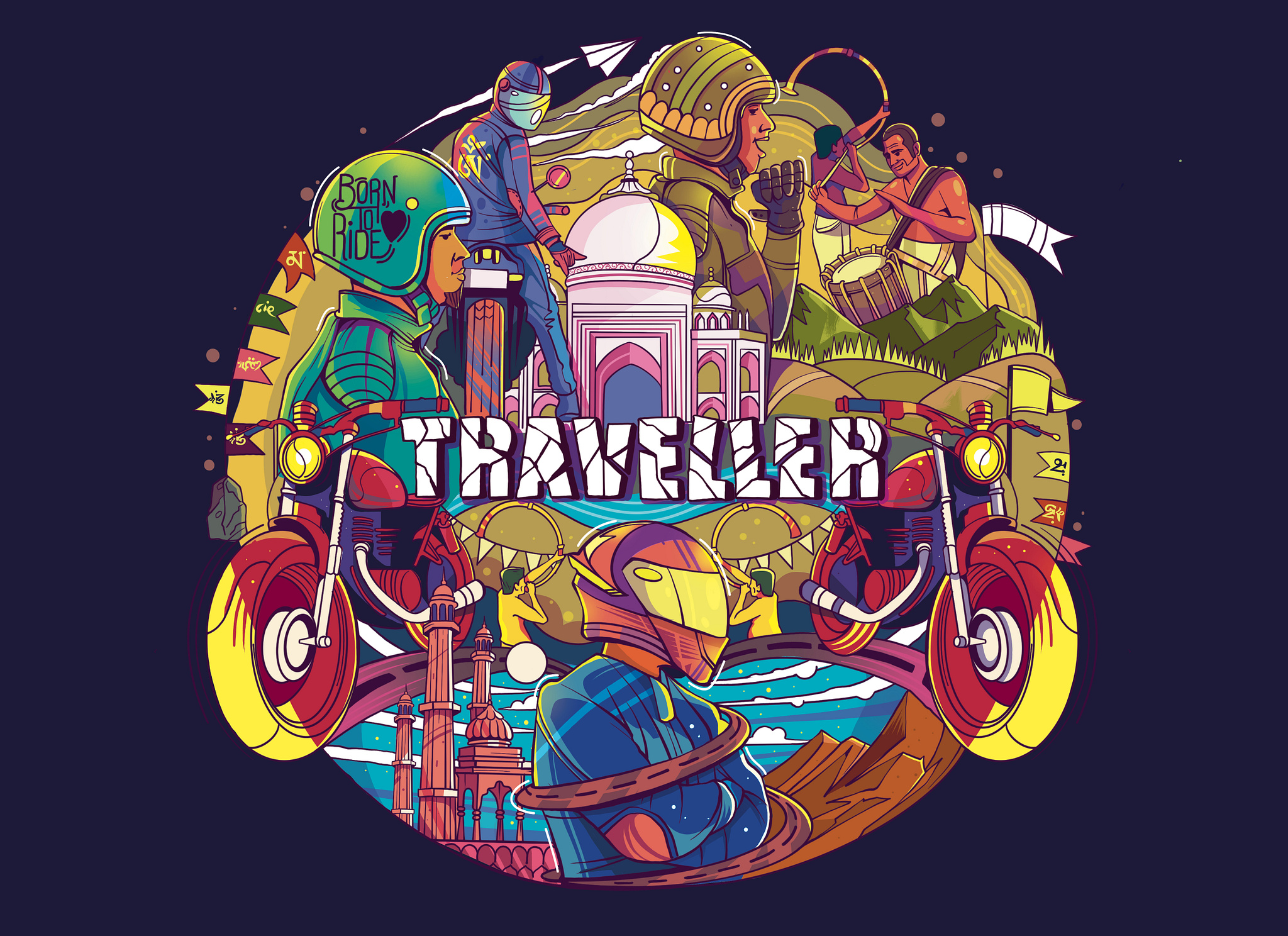 TRAVELLER by Unni on Dribbble