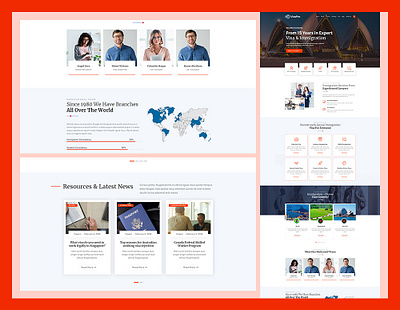 VisaPro - Immigration & Visa Consulting WordPress Theme visa service