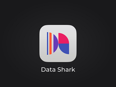 DailyUI 005 - App Icon app app icon app logo branding dailyui dailyui 005 dailyui005 dailyui5 data shark logo design illustration logo neubrutalism logo neubrutalist logo shark logo app icon simple logo ui