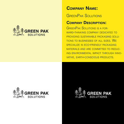 Green Pak Solution logo Design icon design logo design