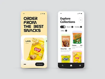 Food delivery app ui ux
