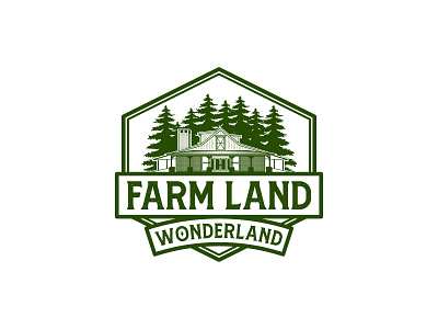 Farm Vintage Illustrasion Emblem Logo Design design embelm farm graphic design home illustration logo vector vintage vintage logo